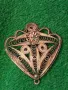 СТАРИННА ФИЛИГРАННА СРЕБЪРНА БРОШКА ВИСОКА ПРОБА СРЕБРО ФИНА РЪЧНА МАЙСТОРСКА ИЗРАБОТКА 49337, снимка 12