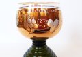 Немски златни чаши за вино и ракия сервиз , снимка 13