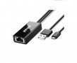 Chromecast и TV Stick Ethernet адаптер Micro USB към RJ45 LAN мрежов адаптер с USB 2.0 захранва, снимка 1 - Приемници и антени - 34877800