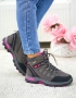 Туристически боти в сиво и циклама - РАЗПРОДАЖБА , снимка 4