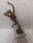 Меркурий бронзова или месингова пластика, снимка 3