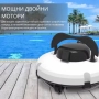 Робот за почистване на басейн PZO-18 – безжичен, мощен и ефективен помощник за кристално чиста вода, снимка 1
