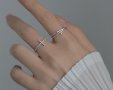 Тотална разпродажба - 50% Сребърен пръстен (Faith), снимка 1 - Пръстени - 34909471