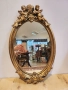 Овално декоративно огледало с ангелчета, снимка 1