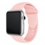 Силиконова каишка за Apple Watch - 38, 40, 42, 44, 41, 45 - розов цвят, снимка 1 - Смарт часовници - 32322359