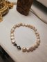  Гривна - естествени перли, закопчалка Аg 925