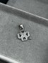 Сребърна висулка четерилистна детелина, снимка 1 - Колиета, медальони, синджири - 43836390
