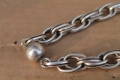 Мъжки сребърен ланец/синджир, снимка 2