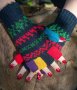 Перуански ръкавици с отворени пръсти