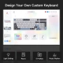 K98SE Механична геймърска клавиатура, 98 клавиша с LED подсветка, 96% QWERTY US подредба, кабелна..., снимка 3