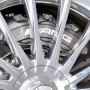 Комплект 6 броя AMG лепенки стикери – черни или бели стикери за спирачни апарати– 3 размера, снимка 3