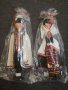 Дървени кукли в традиционна българска носия. 
