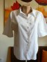 Дамска бяла риза с красива яка и красиви копчета, снимка 5