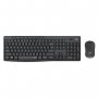 Клавиатура + Мишка Безжични Logitech  Desktop MK295 Silent US черна, SS300660