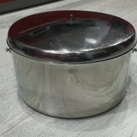 Емайлирана тенджера с подсилено дъно 25/12 см, снимка 2 - Съдове за готвене - 43426701