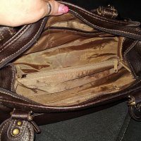 Ергономична дамска чанта в кафяво / кафява чанта , снимка 8 - Чанти - 28276910