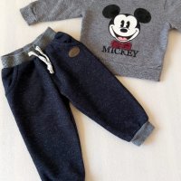 Бебешки комплект Мики Маус на Rebel 9-12 месеца, снимка 4 - Комплекти за бебе - 27145653