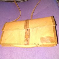 Чанта за през рамо Несебър от соца 1980г нова естествена кожа 21х12х5см, снимка 4 - Чанти - 38217645
