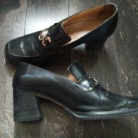дамски кожени обувки , снимка 2 - Дамски обувки на ток - 28746974