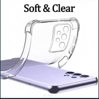 Прозрачен Силиконов Удароустойчив Кейс за Samsung Galaxy A52 / A52 5G, снимка 8 - Калъфи, кейсове - 32841705