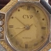 Елегантен дамски часовник CVP QUARTZ MADE IN CHINA с кристали 39660, снимка 2 - Дамски - 43893025