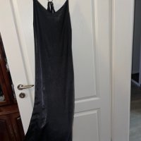 Черна лятна  нова сатенена парти коктейлна рокля Reserved , снимка 2 - Рокли - 37261091