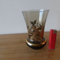 Ваза и чаша от калиево стъкло 1980 г, снимка 7 - Вази - 43945562