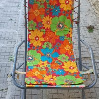 Сгъваем стол шезлонг за плаж,къмпинг,градина, снимка 1 - Къмпинг мебели - 37395633