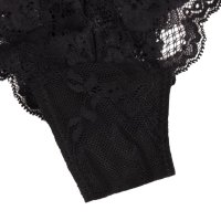 Love and bra S,M,L,XL италианска черна,праскова дантелена полупрашка женска сексапилна бразилиана , снимка 3 - Бельо - 10451031