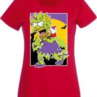 Дамска тениска The Simpsons Lisa Simpson 01,Halloween,Хелоуин,Празник,Забавление,Изненада,Обичаи,, снимка 3 - Тениски - 38154134