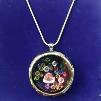 НАМАЛЕНИЕ !!! Ново дамско колие тип Пандора " Memory locket ", снимка 1 - Колиета, медальони, синджири - 27342726