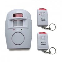 Безжична аларма за сигурност с детектор за движение и две дистанционни управления, снимка 1 - Други стоки за дома - 32736103