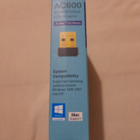 WIFI Adapter AC600 , снимка 3 - Мрежови адаптери - 44899558
