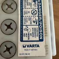 стартов акумулатор VARTA AGM за мерцедес, снимка 3 - Части - 43685253