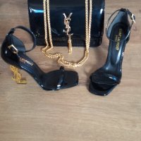 Yves Saint Laurent Луксозни дамски сандали, обувки, чанти YSL, снимка 15 - Дамски обувки на ток - 40911702