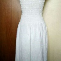 Снежно бяла рокля/пола🍀❤S,M,L,XL❤🍀арт.4368, снимка 3 - Рокли - 37217980