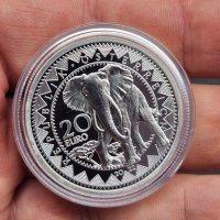 Сребърни 5бр. монети Животински свят, снимка 12 - Нумизматика и бонистика - 39985785