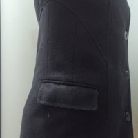 дамско палто зимно елегантно черно, снимка 7 - Палта, манта - 43949354