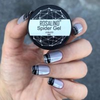 ROSALIND Spider Gel 5 мл - ув/лед Спайдър гел за декорации., снимка 4 - Продукти за маникюр - 33381582