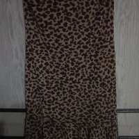 Леопардова рокля , снимка 1 - Рокли - 37480622