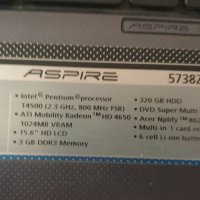 Acer ASPIRE 5738ZG на части., снимка 4 - Части за лаптопи - 32485091