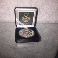 Колекционерска Сребърна монета American Eagle Wall Street Bets 1 oz 2021, снимка 3 - Нумизматика и бонистика - 38216151