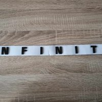 черен надпис емблема Инфинити Infiniti, снимка 1 - Аксесоари и консумативи - 44118751