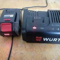 ЗАРЯДНО WURTH M-CUBE + БАТЕРИЯ 18V 5Ah, снимка 3 - Други инструменти - 43129592