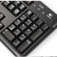 Клавиатура USB - Logitech K120 oem чернa кирилизирана класическа клавиатура Keyboard, снимка 4 - Клавиатури и мишки - 11394294