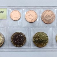 Пълен сет евромонети Люксембург 2019 г. от 1 цент до 2 евро, снимка 1 - Нумизматика и бонистика - 43745377