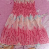 Лятна детска рокличка без презрамки, снимка 1 - Детски рокли и поли - 32884644