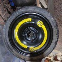 Резервна гума патерица за Volkswagen 4х100, снимка 1 - Гуми и джанти - 43060228