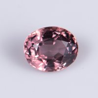 Розов сапфир 0.38ct VVS само нагряван овална шлифовка, снимка 1 - Други - 39365267