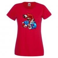 Дамска тениска Mario Zombie VS Sonic Zombie Игра,Изненада,Подарък,Празник,Повод, снимка 5 - Тениски - 37238635